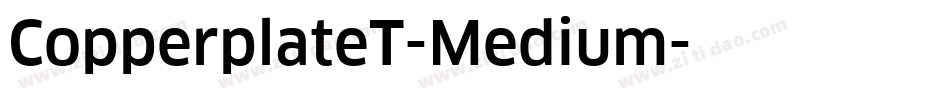 CopperplateT-Medium字体转换