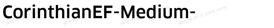 CorinthianEF-Medium字体转换