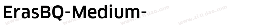 ErasBQ-Medium字体转换