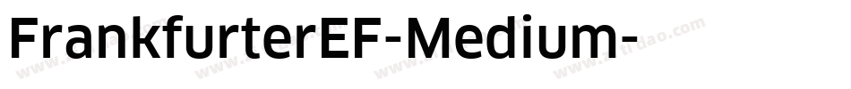 FrankfurterEF-Medium字体转换
