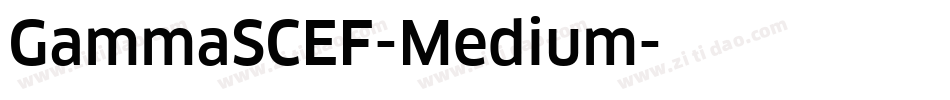 GammaSCEF-Medium字体转换