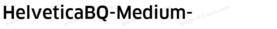 HelveticaBQ-Medium字体转换