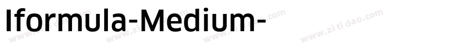 Iformula-Medium字体转换