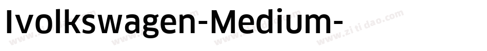 Ivolkswagen-Medium字体转换