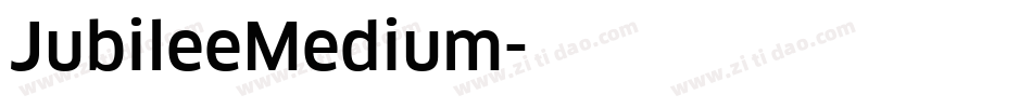 JubileeMedium字体转换