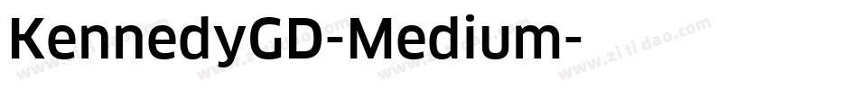 KennedyGD-Medium字体转换