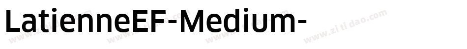 LatienneEF-Medium字体转换 LatienneEF-Medium字体转换