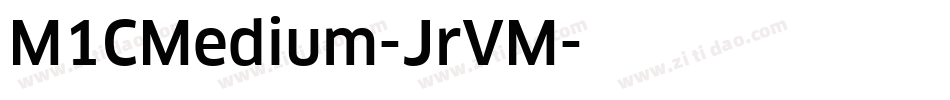 M1CMedium-JrVM字体转换