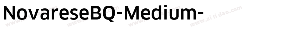 NovareseBQ-Medium字体转换