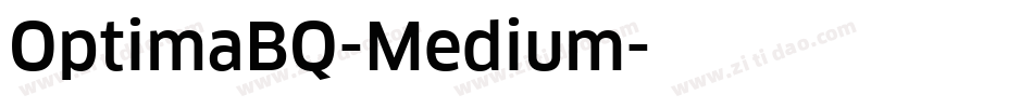 OptimaBQ-Medium字体转换
