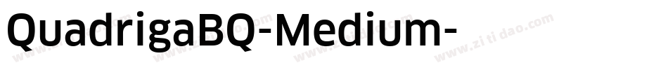 QuadrigaBQ-Medium字体转换