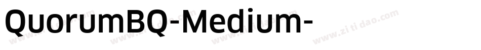 QuorumBQ-Medium字体转换