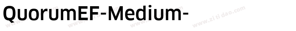 QuorumEF-Medium字体转换