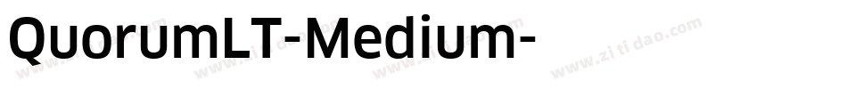 QuorumLT-Medium字体转换