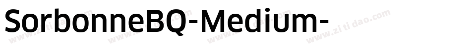 SorbonneBQ-Medium字体转换