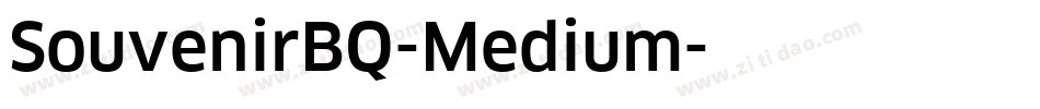 SouvenirBQ-Medium字体转换