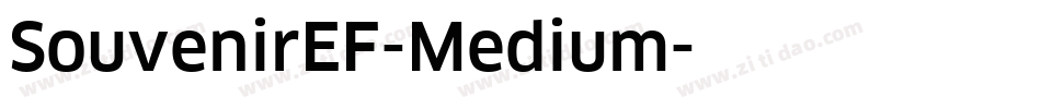 SouvenirEF-Medium字体转换