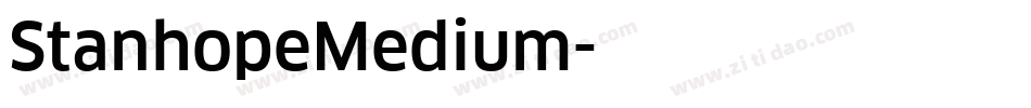 StanhopeMedium字体转换