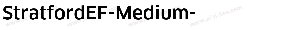 StratfordEF-Medium字体转换