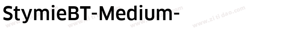 StymieBT-Medium字体转换