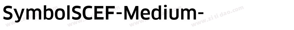 SymbolSCEF-Medium字体转换