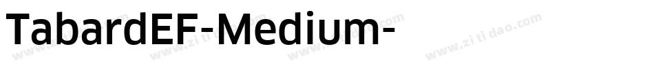 TabardEF-Medium字体转换