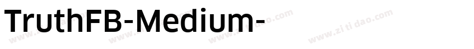 TruthFB-Medium字体转换