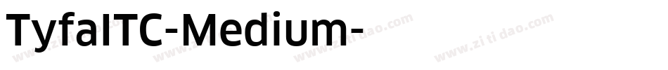 TyfaITC-Medium字体转换
