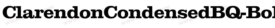 ClarendonCondensedBQ-Bold字体转换