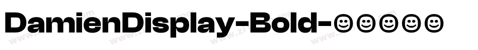 DamienDisplay-Bold字体转换