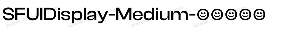 SFUIDisplay-Medium字体转换