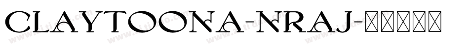 Claytoona-nRAJ字体转换