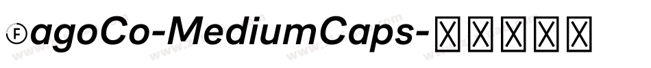 FagoCo-MediumCaps字体转换