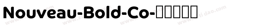 Nouveau-Bold-Co字体转换