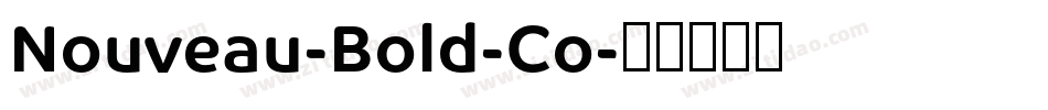 Nouveau-Bold-Co字体转换