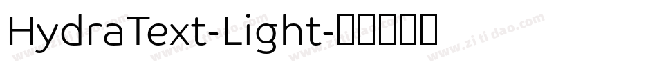 HydraText-Light字体转换