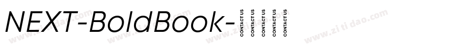 NEXT-BoldBook字体转换