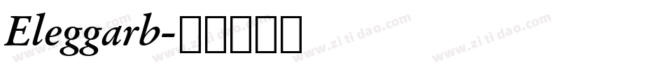Eleggarb字体转换