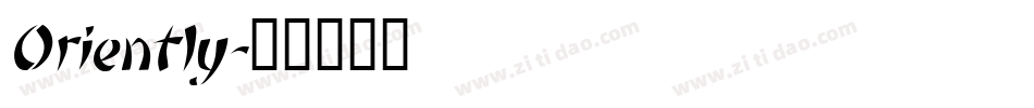 Oriently字体转换