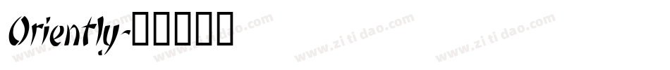Oriently字体转换