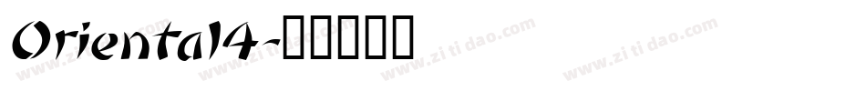 Oriental4字体转换
