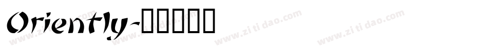 Oriently字体转换