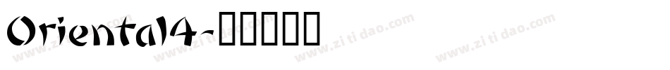 Oriental4字体转换