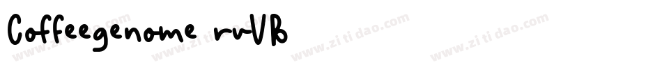 Coffeegenome-rvVB字体转换