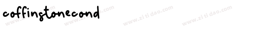 coffinstonecond字体转换