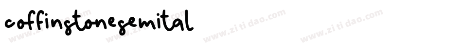 coffinstonesemital字体转换
