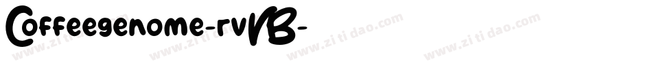 Coffeegenome-rvVB字体转换