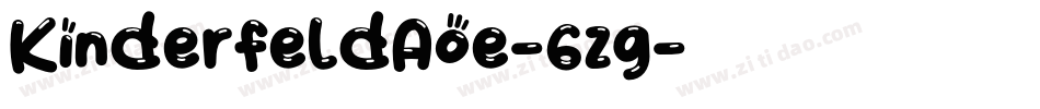 KinderfeldAoe-6zg字体转换