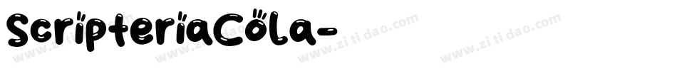 ScripteriaCola字体转换