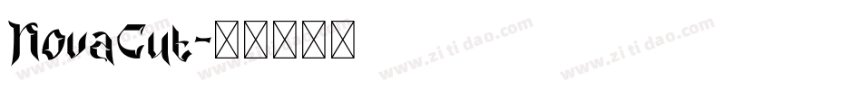 NovaCut字体转换